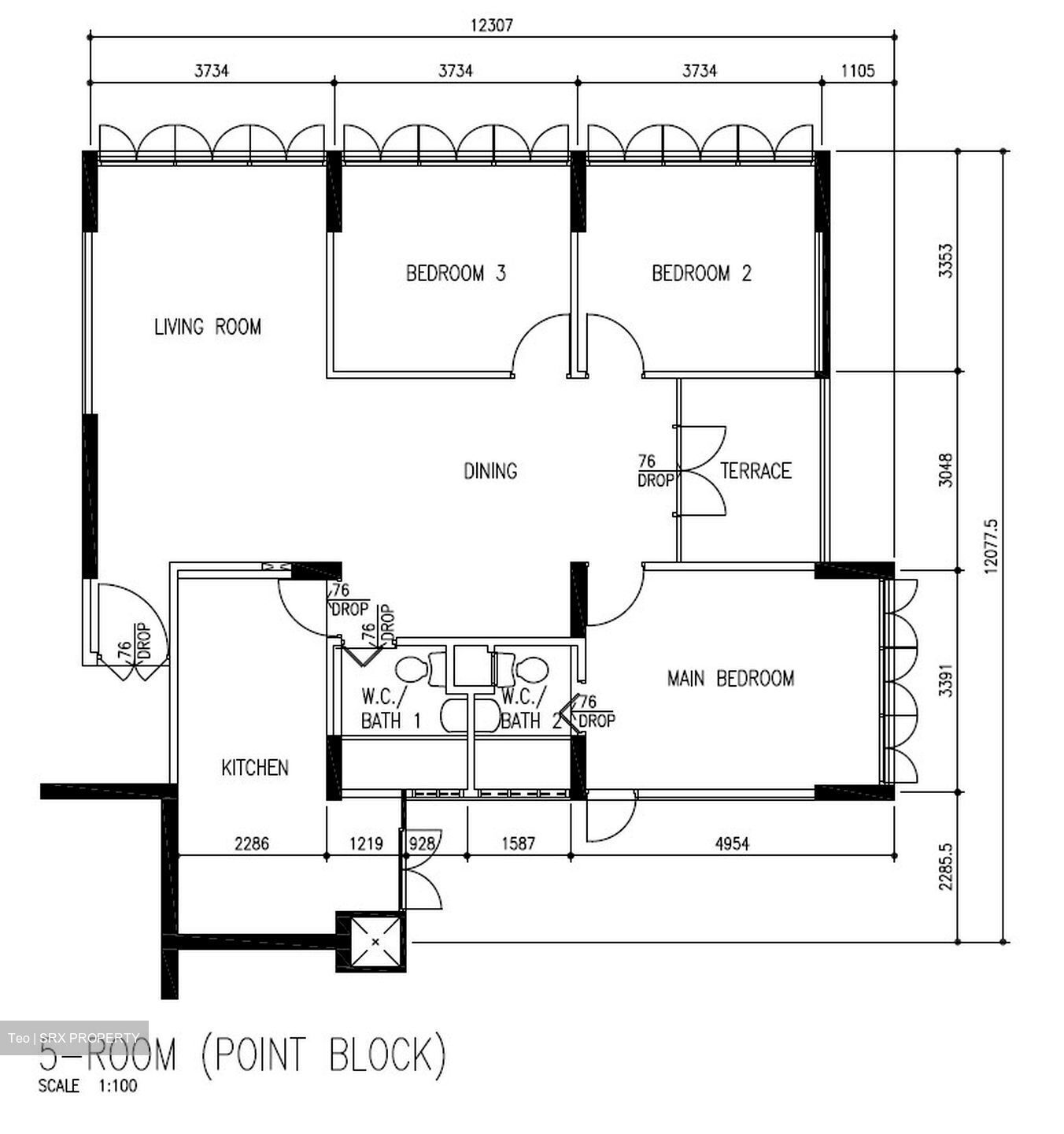 Blk 9 MARSILING DRIVE (Woodlands), HDB 5 Rooms #573587251
